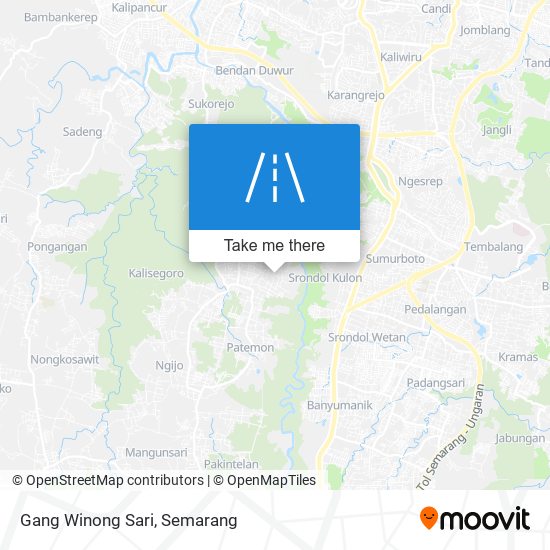 Gang Winong Sari map