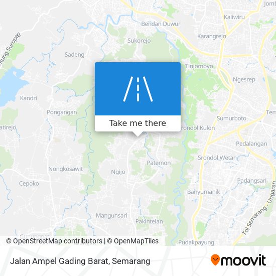 Jalan Ampel Gading Barat map