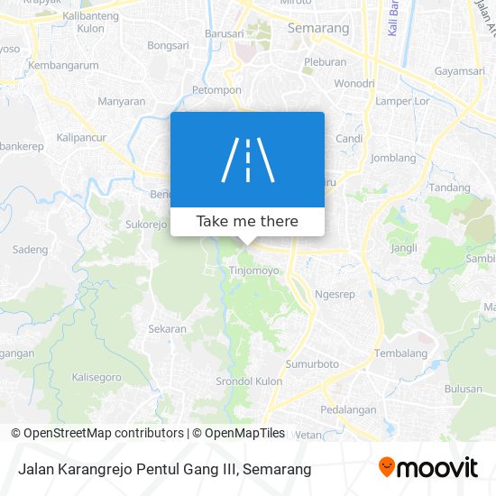 Jalan Karangrejo Pentul Gang III map