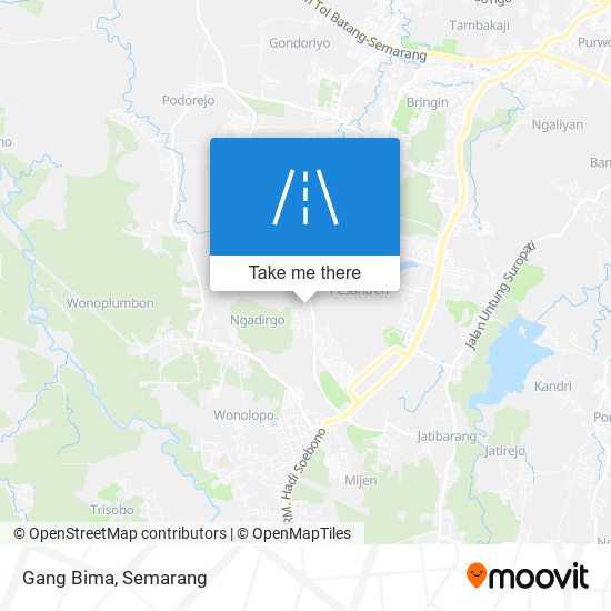 Gang Bima map