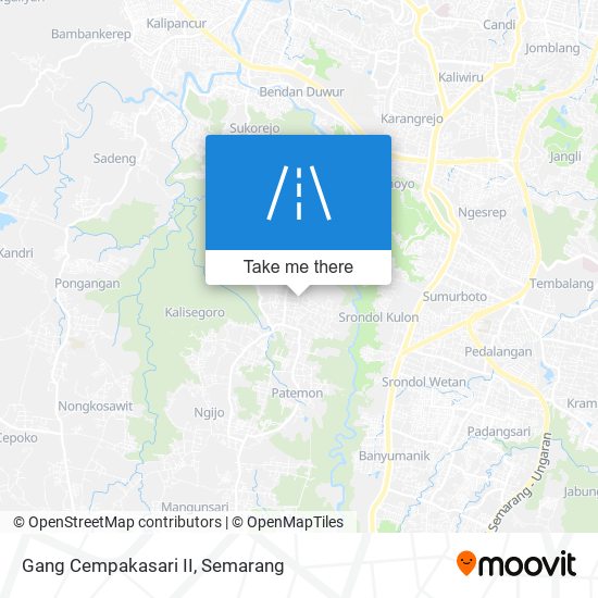 Gang Cempakasari II map