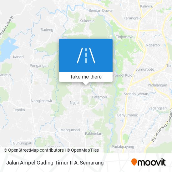 Jalan Ampel Gading Timur II A map