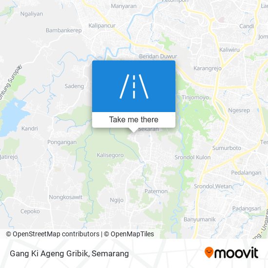 Gang Ki Ageng Gribik map