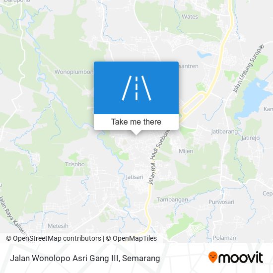 Jalan Wonolopo Asri Gang III map