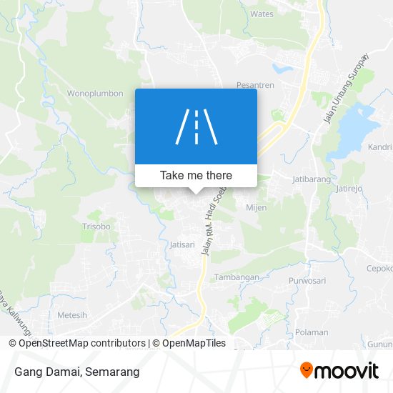 Gang Damai map