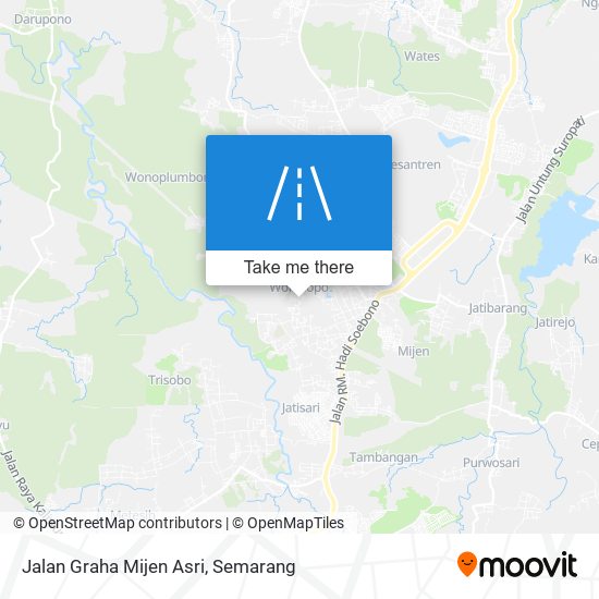 Jalan Graha Mijen Asri map