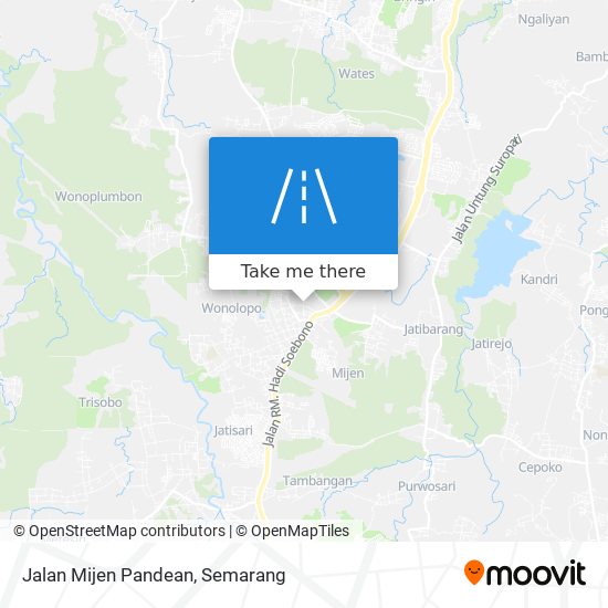 Jalan Mijen Pandean map