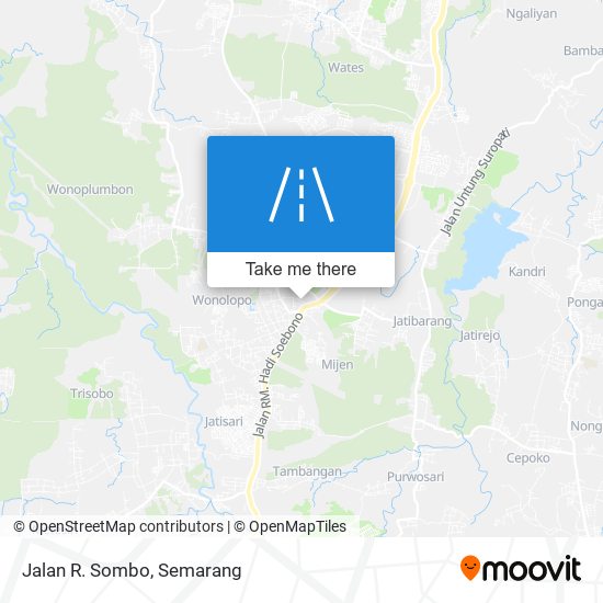 Jalan R. Sombo map