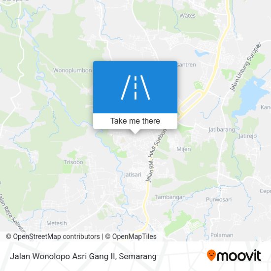 Jalan Wonolopo Asri Gang II map