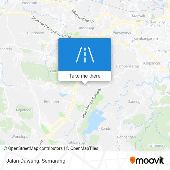 Jalan Dawung map