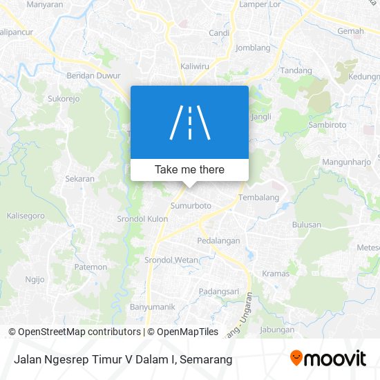 Jalan Ngesrep Timur V Dalam I map