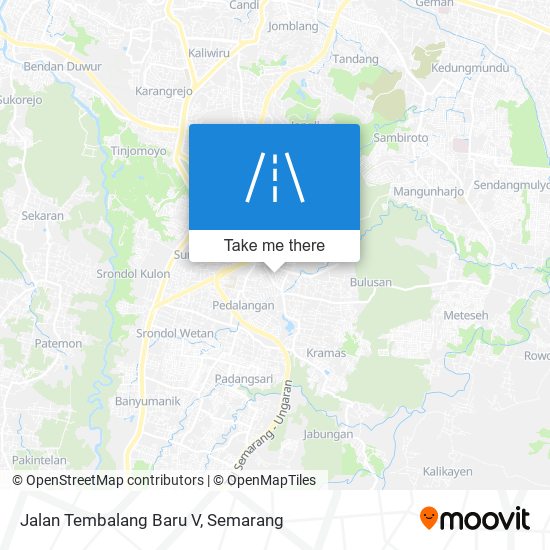 Jalan Tembalang Baru V map