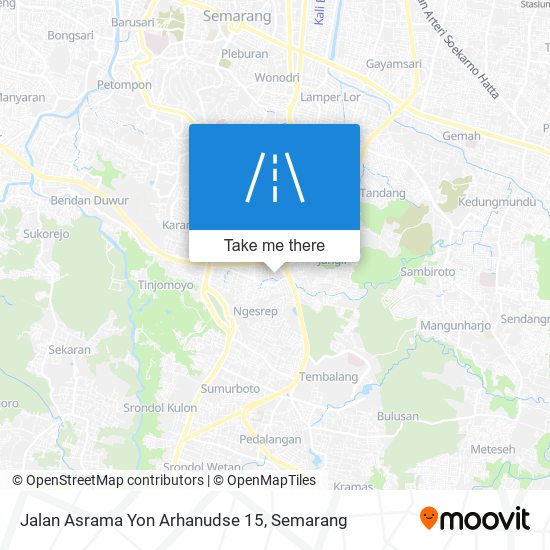 Jalan Asrama Yon Arhanudse 15 map