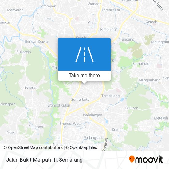 Jalan Bukit Merpati III map