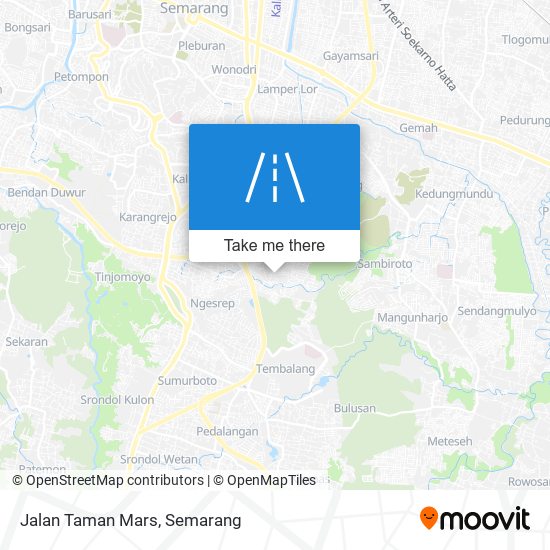 Jalan Taman Mars map