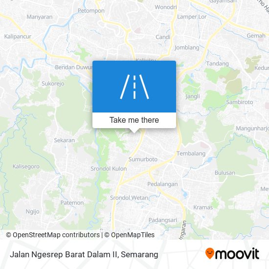 Jalan Ngesrep Barat Dalam II map