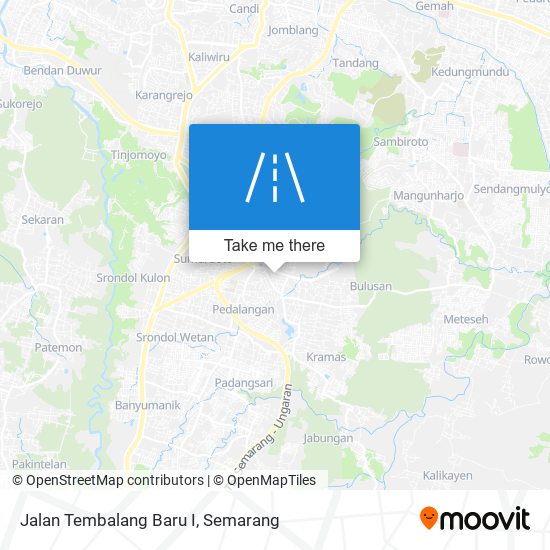 Jalan Tembalang Baru I map