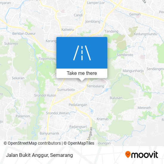 Jalan Bukit Anggur map