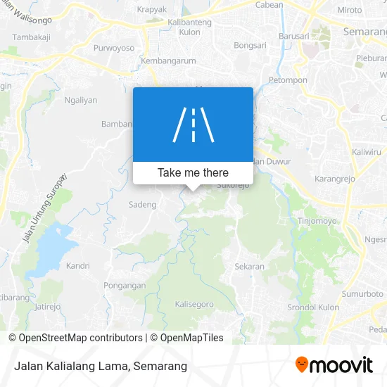 Jalan Kalialang Lama map