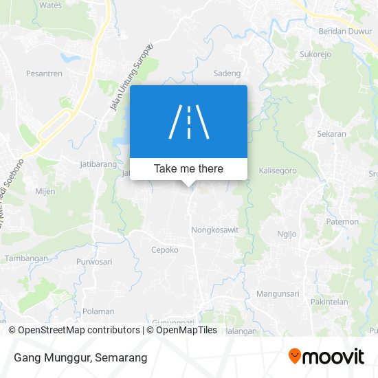 Gang Munggur map