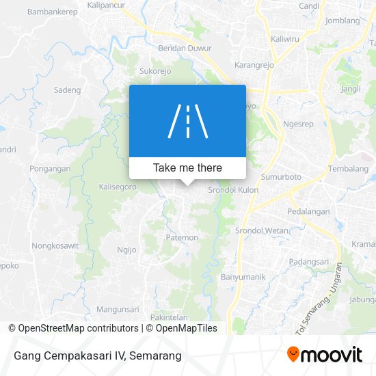 Gang Cempakasari IV map