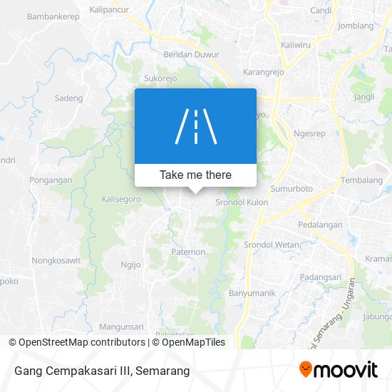 Gang Cempakasari III map
