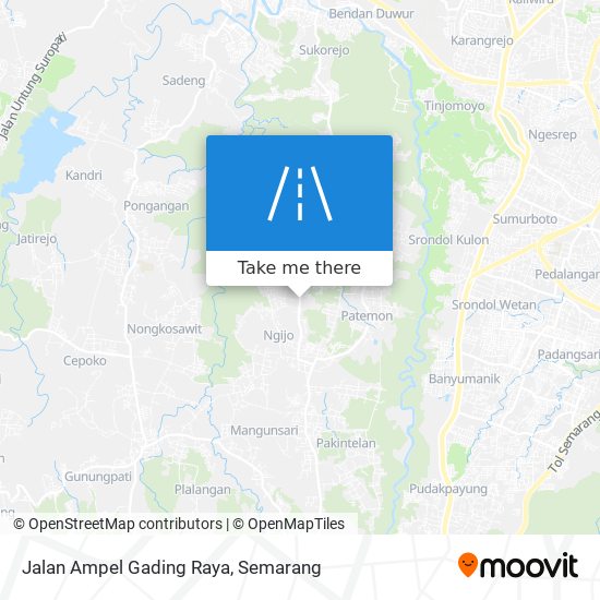 Jalan Ampel Gading Raya map