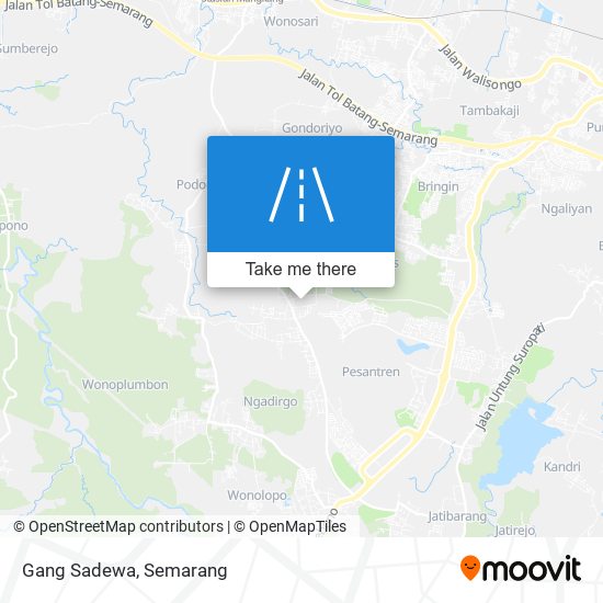 Gang Sadewa map
