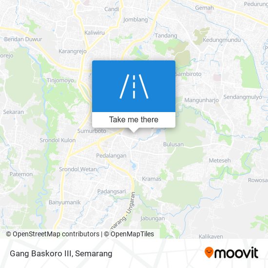 Gang Baskoro III map
