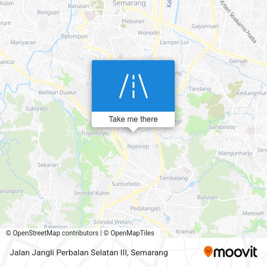 Jalan Jangli Perbalan Selatan III map