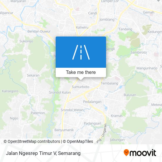 Jalan Ngesrep Timur V map