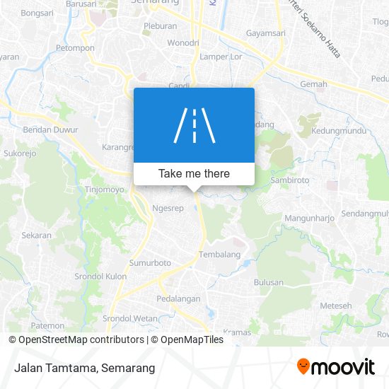 Jalan Tamtama map