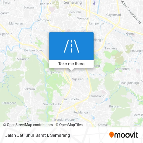 Jalan Jatiluhur Barat I map