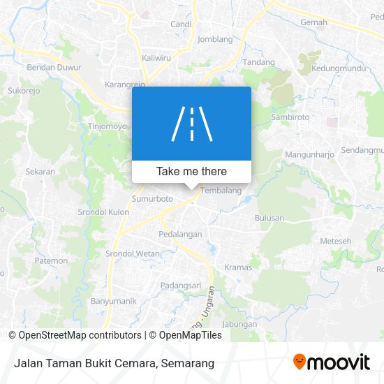 Jalan Taman Bukit Cemara map