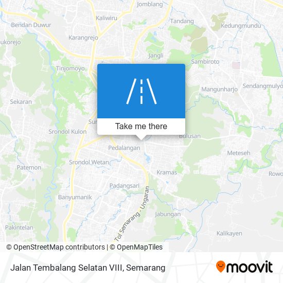 Jalan Tembalang Selatan VIII map