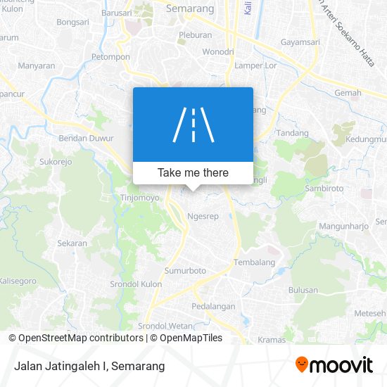 Jalan Jatingaleh I map