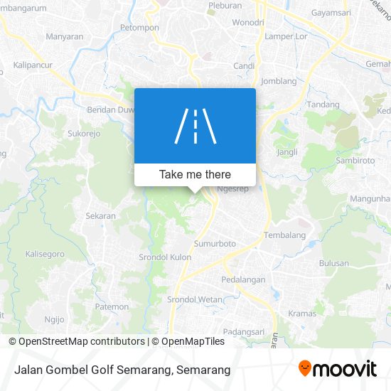 Jalan Gombel Golf Semarang map