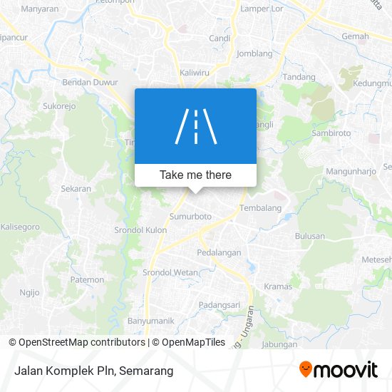 Jalan Komplek Pln map