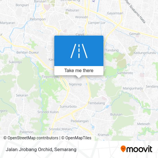 Jalan Jrobang Orchid map