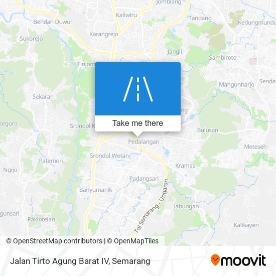 Jalan Tirto Agung Barat IV map