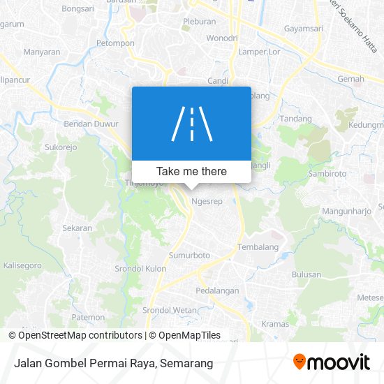 Jalan Gombel Permai Raya map