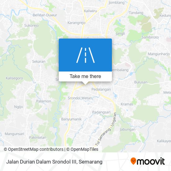 Jalan Durian Dalam Srondol III map