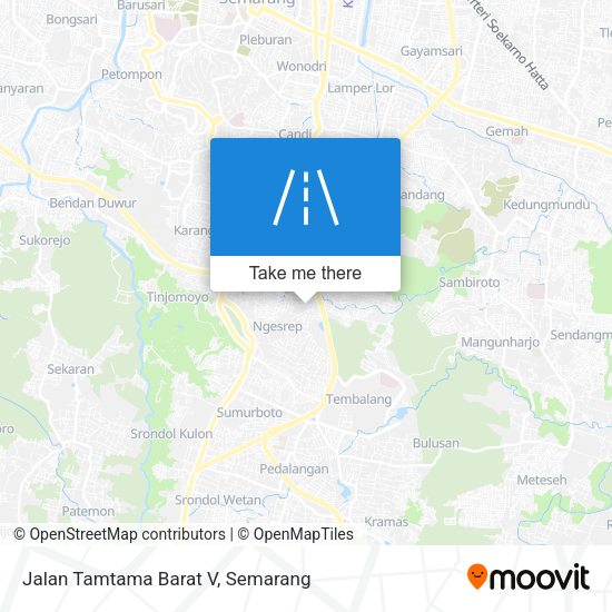 Jalan Tamtama Barat V map