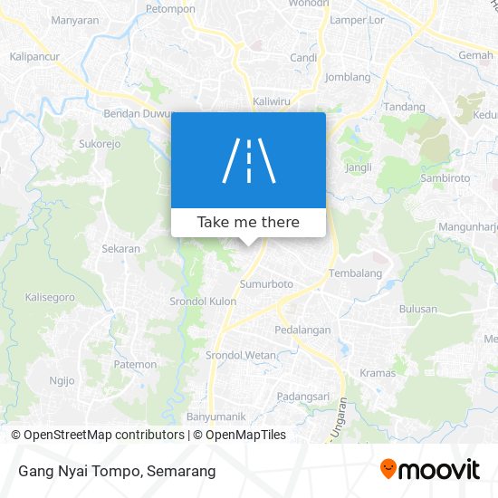 Gang Nyai Tompo map