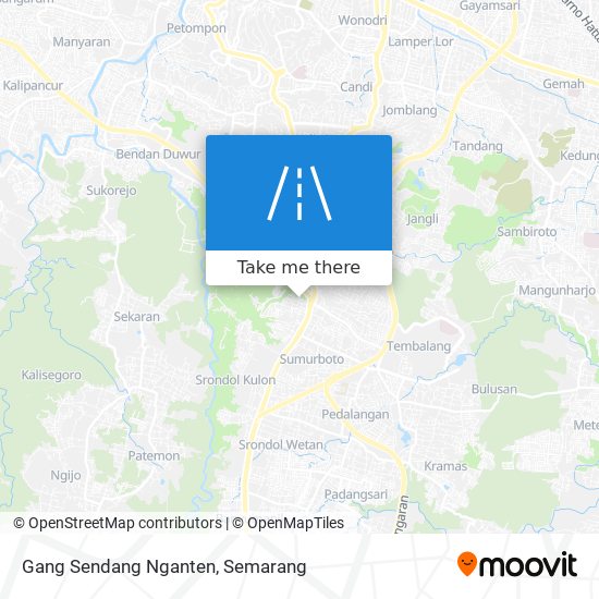 Gang Sendang Nganten map