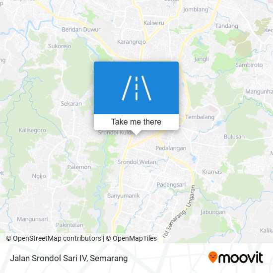 Jalan Srondol Sari IV map