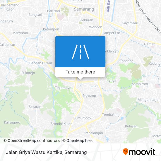 Jalan Griya Wastu Kartika map