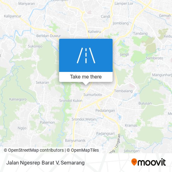 Jalan Ngesrep Barat V map