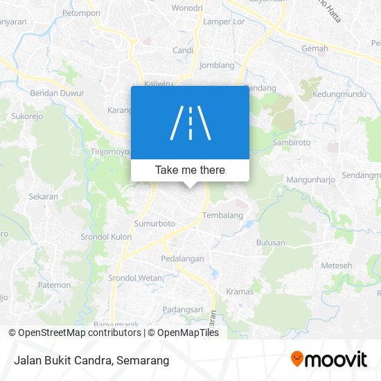 Jalan Bukit Candra map