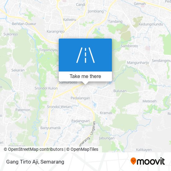 Gang Tirto Aji map